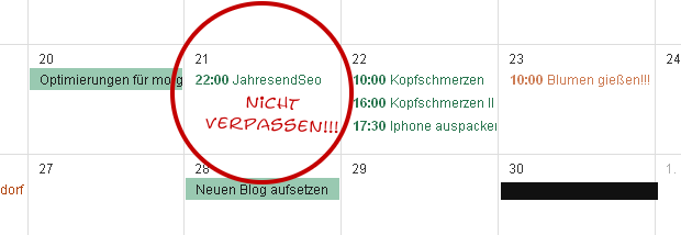 Jahresendseo