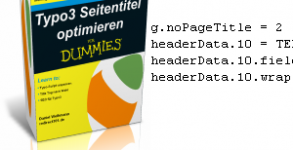 Typo3 Seitentitel optimieren Typo3 Seitentitel optimieren