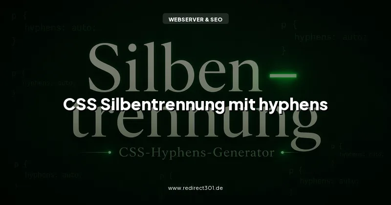 CSS Silbentrennung mit hyphens - Anleitung, Generator und Praxis-Beispiele