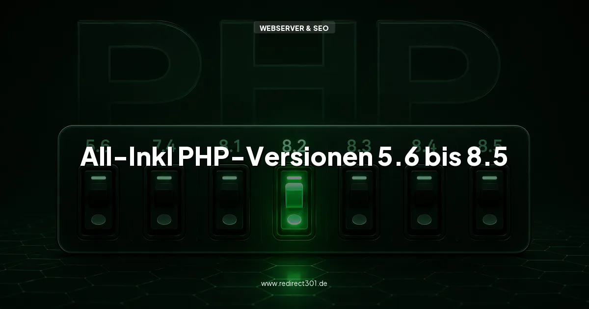 All-Inkl PHP-Versionen 5.6 bis 8.5 kostenfrei - andere Hoster lassen sich das bezahlen