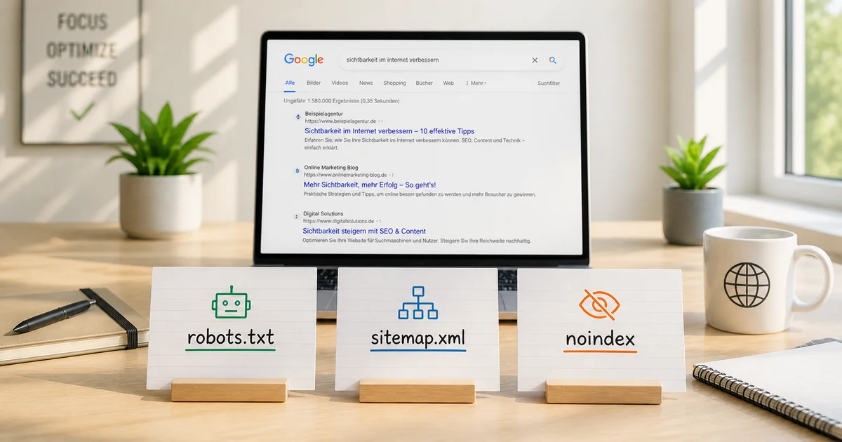 Noindex per X-Robots-Tag für robots.txt und sitemap.xml