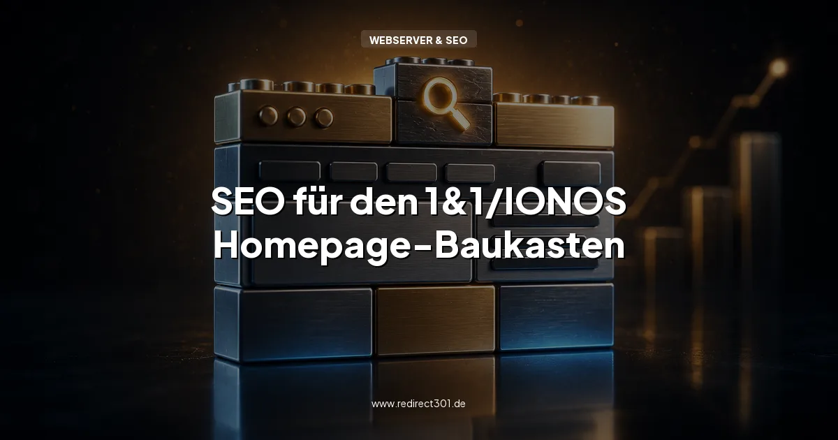 SEO für den 1&1/IONOS Homepage-Baukasten - was geht, was nicht
