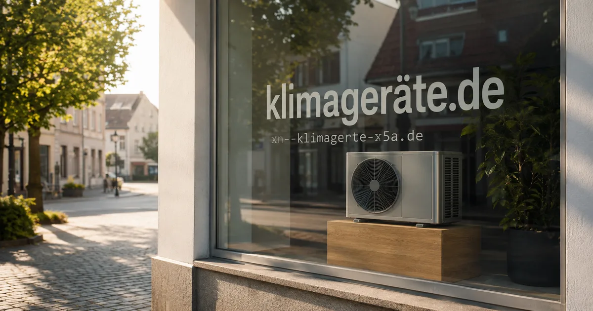 Umlautdomain und Punycode: was hinter klimageräte.de wirklich steckt