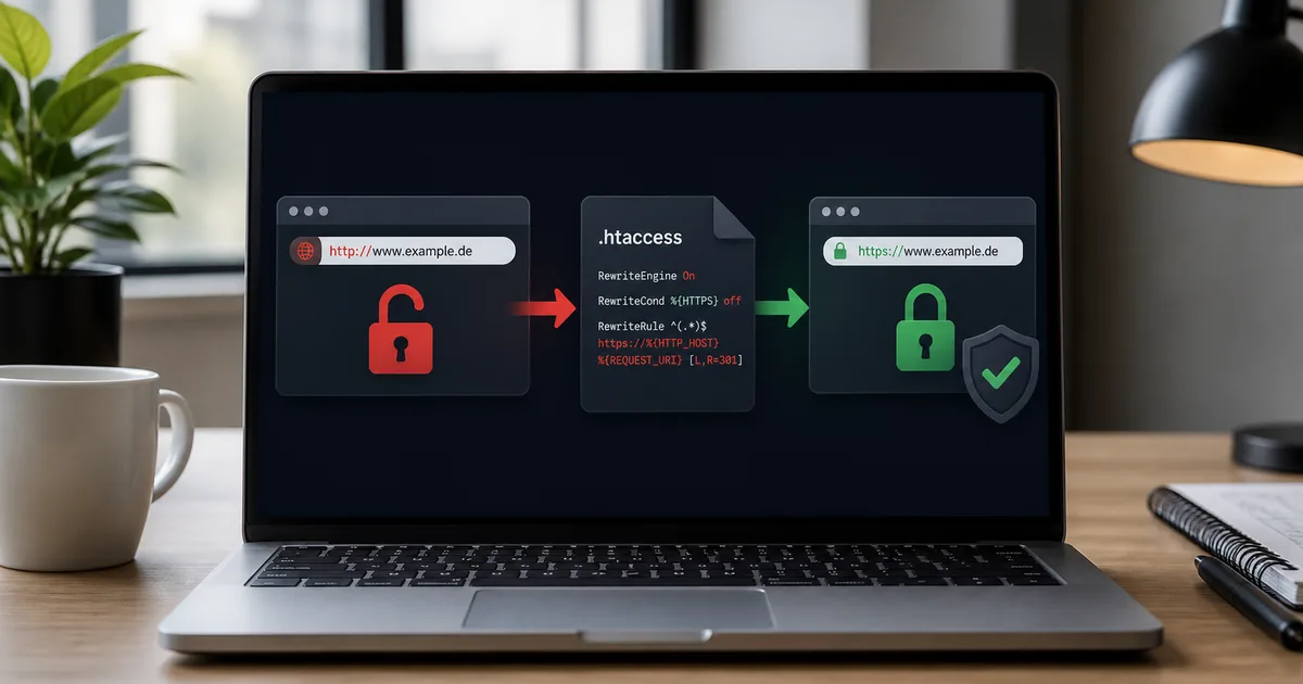 HTTP zu HTTPS Weiterleitung per .htaccess