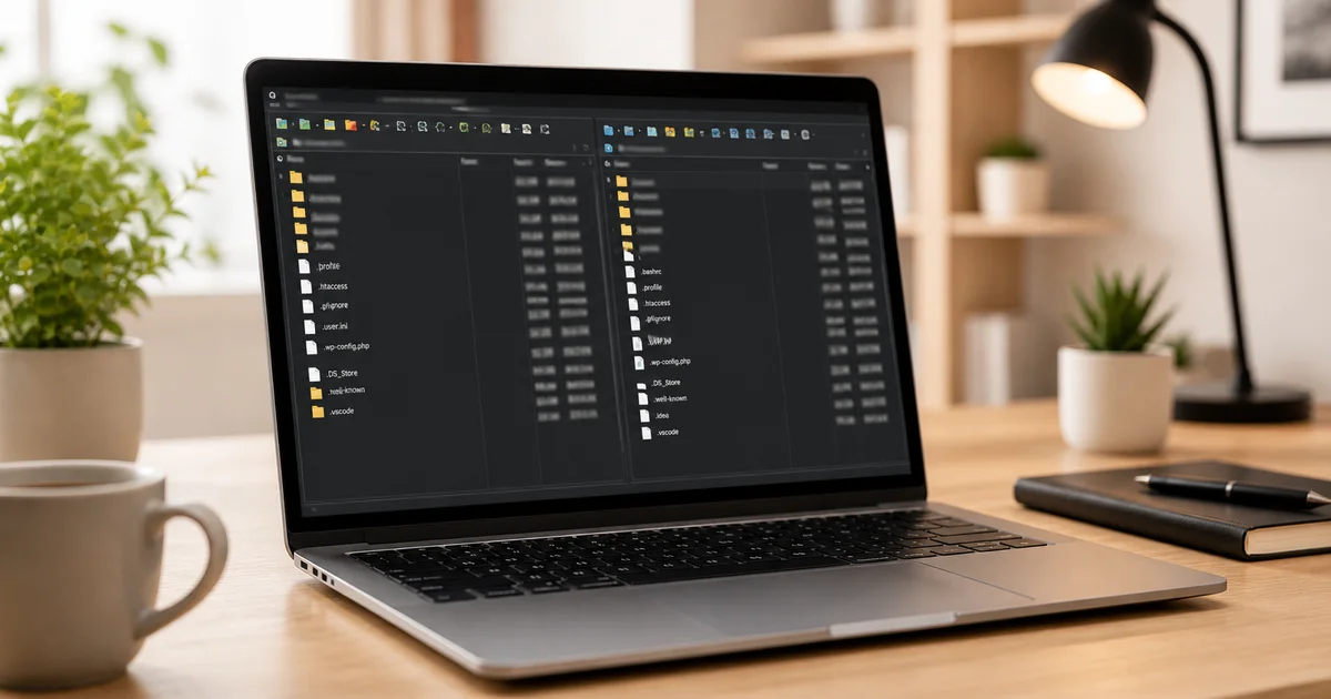 WinSCP: Versteckte Dateien anzeigen