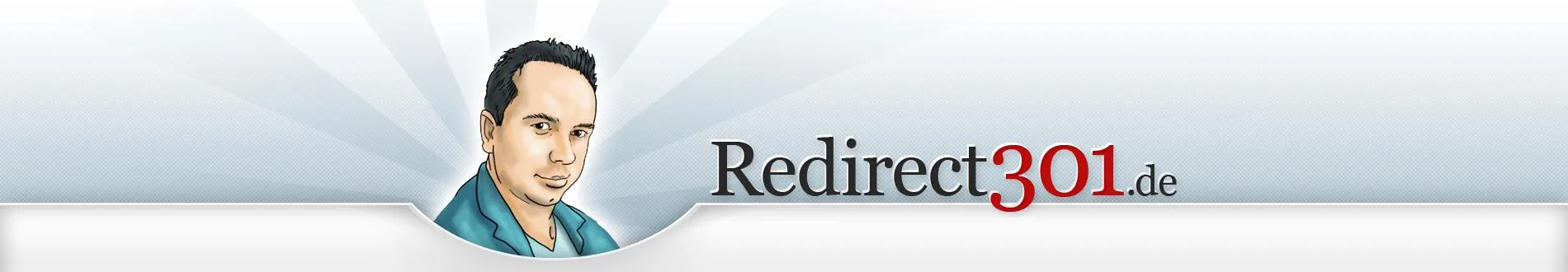 Alter Header von redirect301.de mit Karikatur