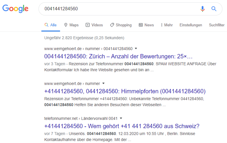 Googlesuche nach 0041441284560
