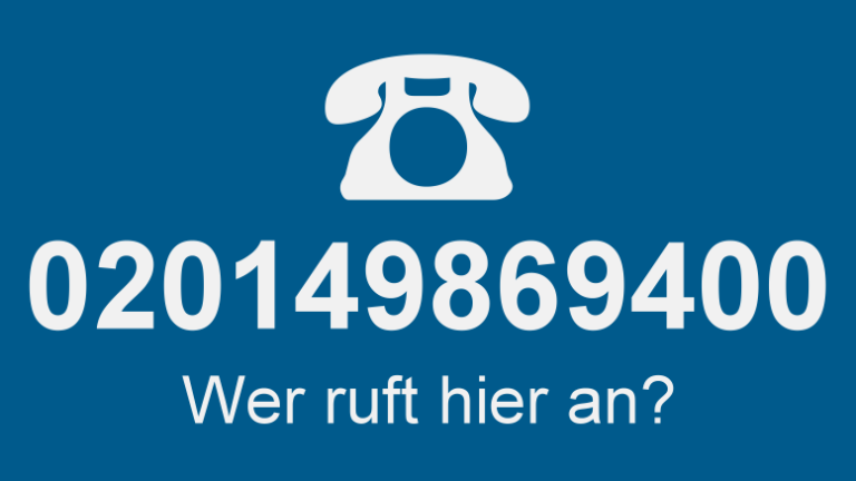 Anrufe von 020149869400 ⚡️ Internet ⚡️ Redirect 301