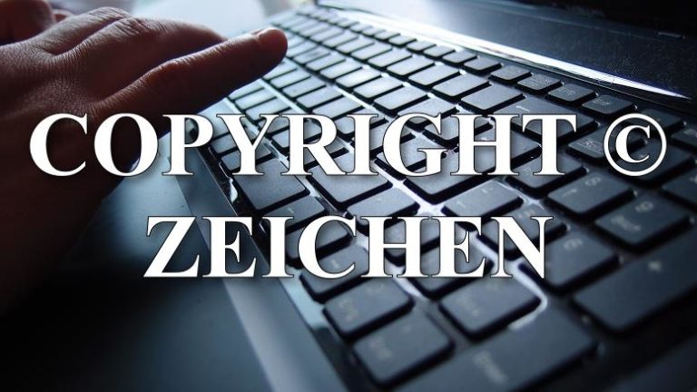 Copyright-Zeichen © ⚡️ Tastenkombination ⚡️ Redirect 301
