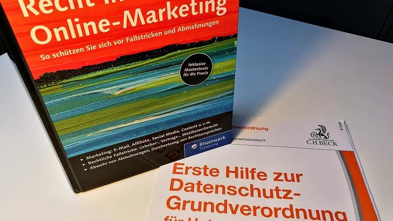 Datenschutz- und DSGVO-Bücher