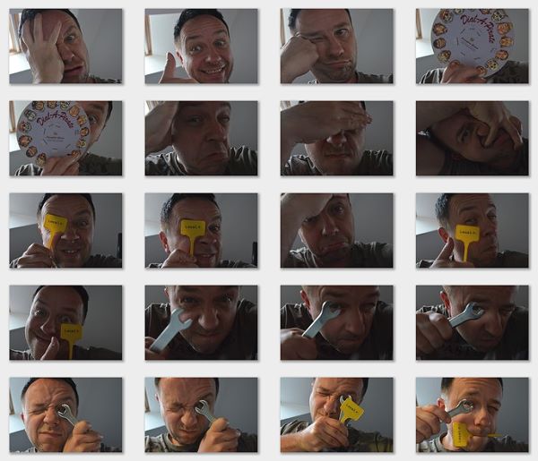 Selbstportraits für das Gewinnspiel