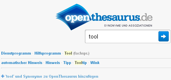 Openthesaurus