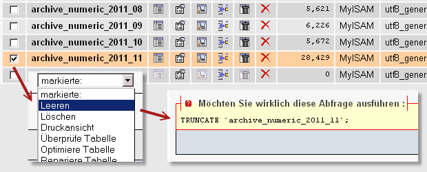 phpMyAdmin: Piwik-Datenbanktabelle archive_numeric_2011_11 phpMyAdmin: Piwik-Datenbanktabelle archive_numeric_2011_11