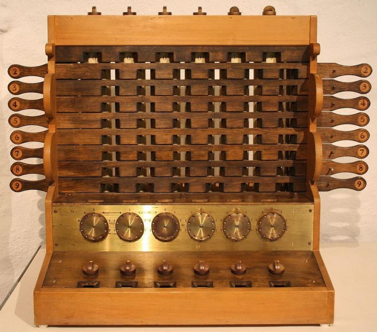 Rechenmaschine von Wilhelm Schickard (Nachbau)