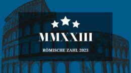 Römische Zahl 2023