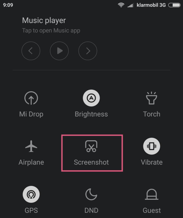 Screenshot-App unter Android