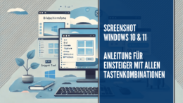 Screenshot Windows 10 + 11, Anleitung mit Tastenkombinationen