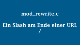 Slash am Ende einer URL