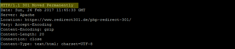 Php Redirect 301 Permanente Weiterleitung Mit Php