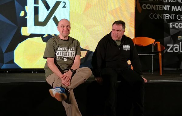Stefan Rudolph und Marco Janck ganz am Ende der SEO Campixx 2017