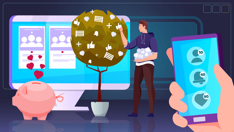 Mit TikTok Geld verdienen - Illustration