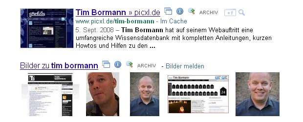 Suchbegriff Tim Bormann in den Serps Suchbegriff Tim Bormann in den Serps