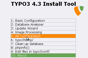 Typo3 Install Tool