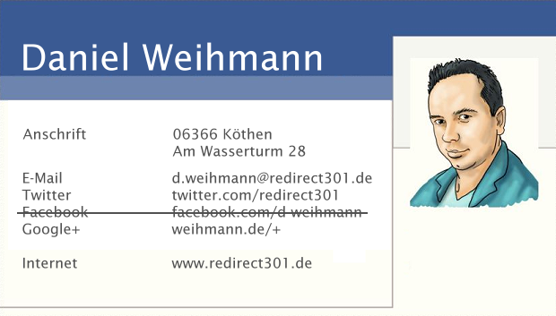 Google+ Visitenkarte Daniel Weihmann