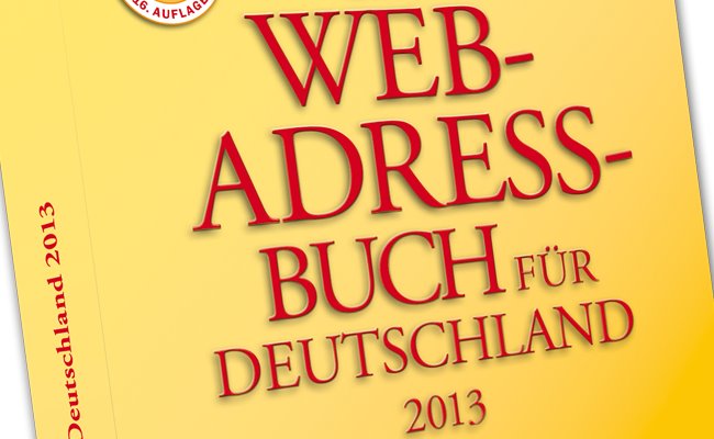 Das Web-Adressbuch für Deutschland 2013