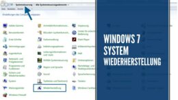 Windows 7 Systemwiederherstellung