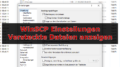 WinSCP Einstellungen: htaccess und andere versteckte Dateien anzeigen