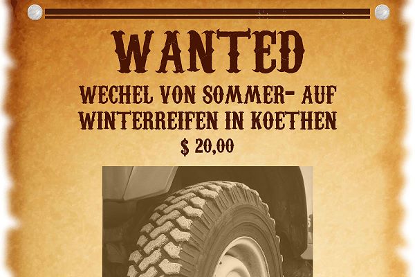 Winterreifen-Wechel in Köthen