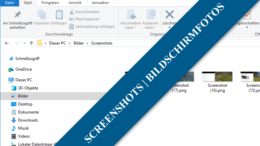Wo werden Screenshots gespeichert?