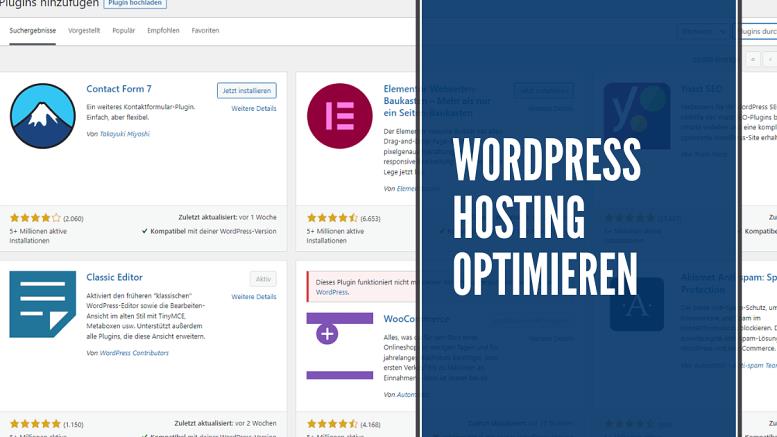 WordPress-Hosting optimieren