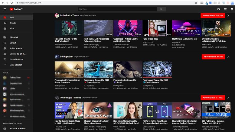 Youtube Dark Mode